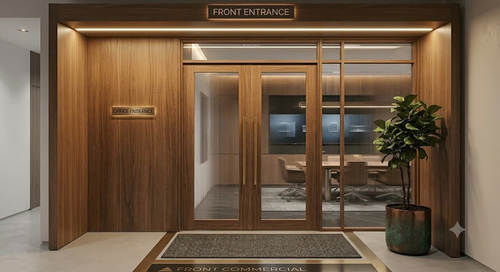 Modern Oak Door