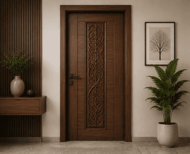 WPC Carved Door