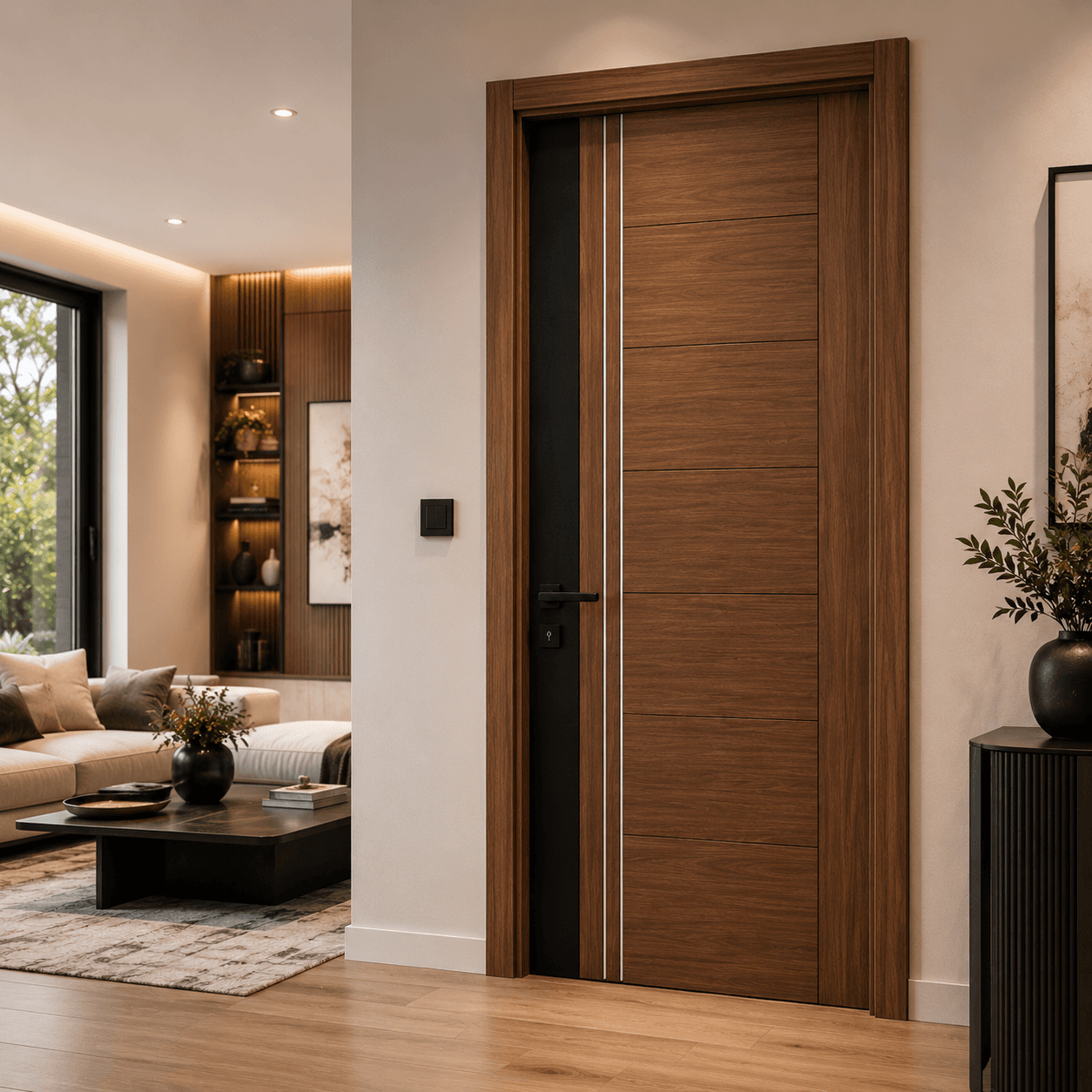 Modern Oak Door
